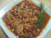 Arroz con Habichuelas Pintas