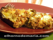 Berenjenas Rellenas de Carne al Horno
