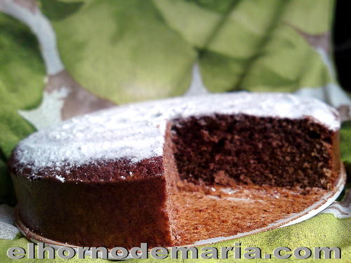 Bizcocho Integral de Chocolate y Coco