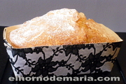Bizcocho de Lima con Mango Confitado y Ron Negro