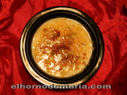 Budin de Arroz con Frutos Secos y Miel