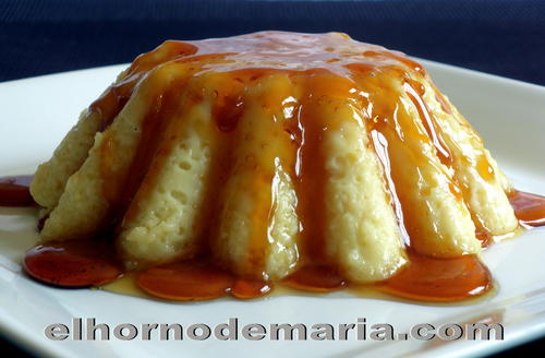 Flan de Chocolate Blanco