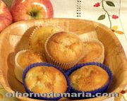 Magdalenas con Manzana, Miel y Canela