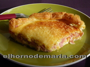 Pastel de Queso y Jamon York