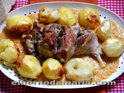 Pierna de Cordero Manchego al Horno