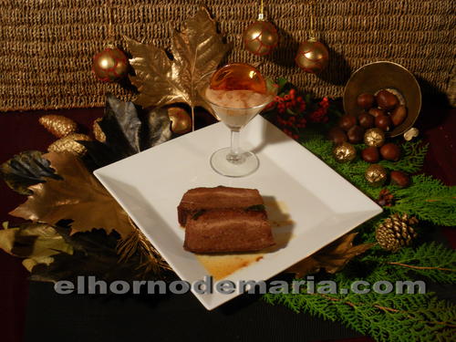 Pudding de Chocolate con Crema de Castañas - Especial Navidad
